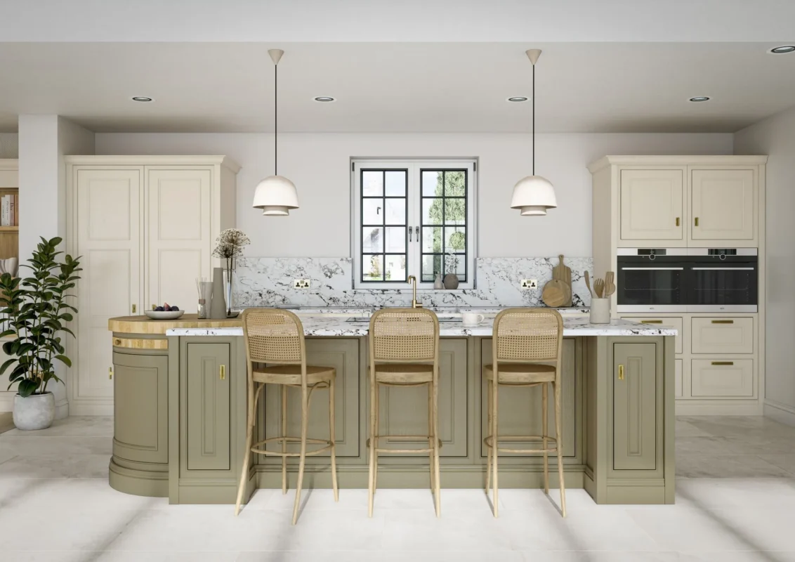 Clarendon Beaded Olive and Mussel